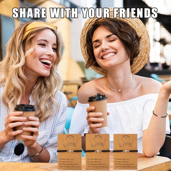 50 Pcs Christian Cross Friendship Bracelets Adjustable Black Nylon for Women Men - Picture 5 of 7